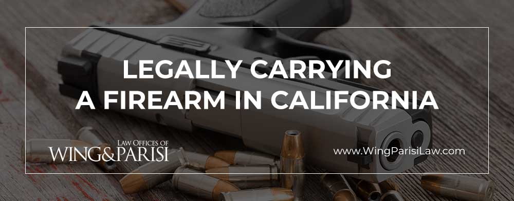 Legally Carrying A Firearm In California